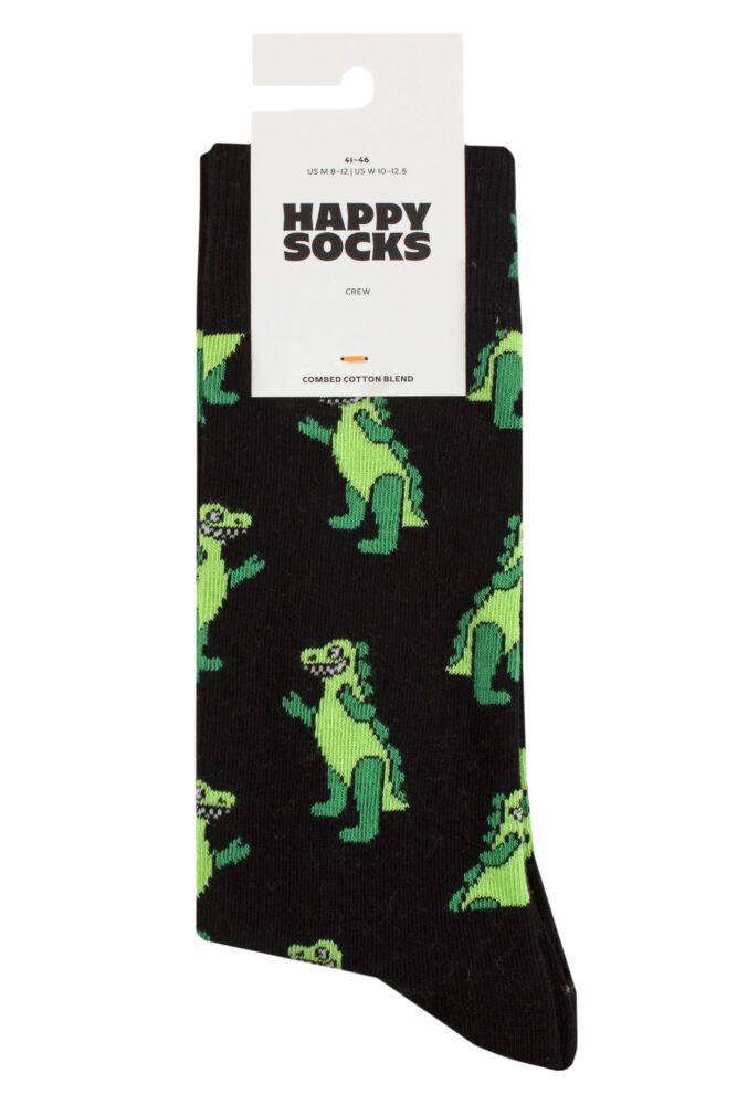 sockshop Happy SocksMens & Womens Cotton Inflatable Dino Socks