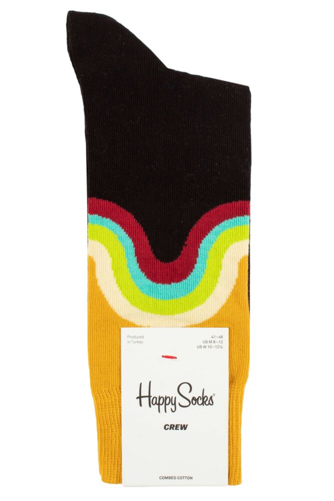 sockshop Happy SocksMens & Womens Cotton Jumbo Wave Socks