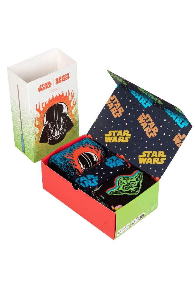 Sockshop Happy SocksMens & Womens Cotton Star Wars Socks 3-Pair Gift Box