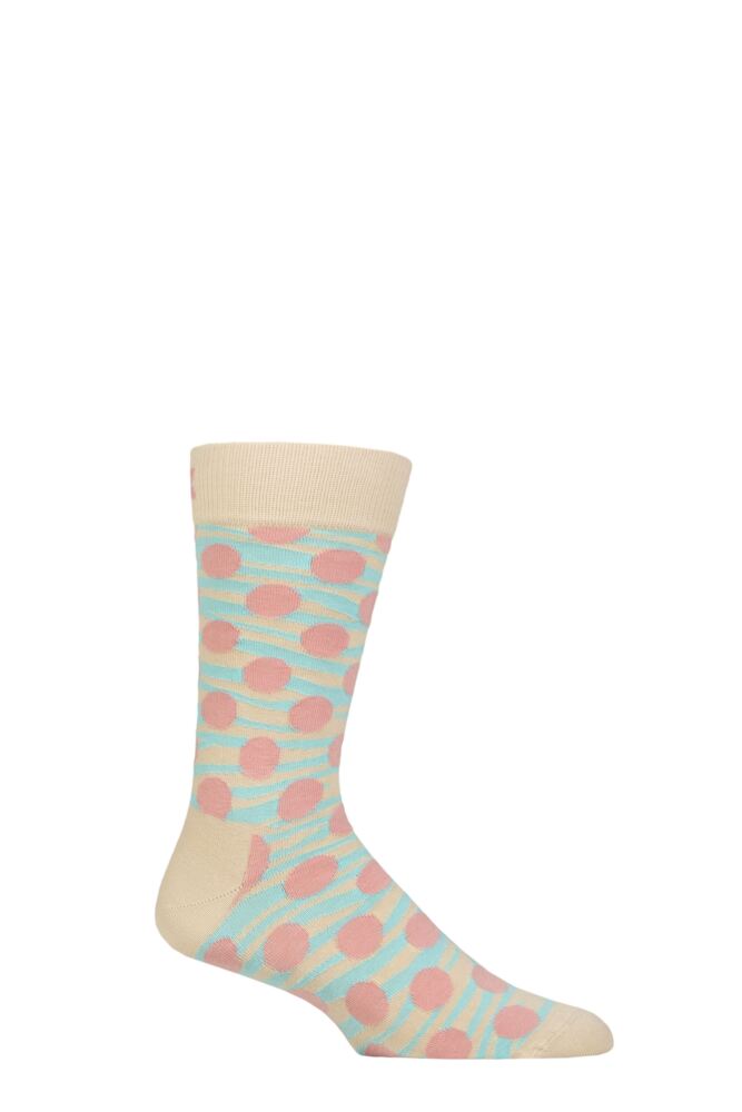 Sockshop Happy SocksMens & Womens Cotton Tiger Dot Socks