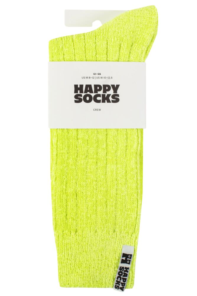 sockshop Happy SocksMens & Womens Neon Light Fluffy Socks