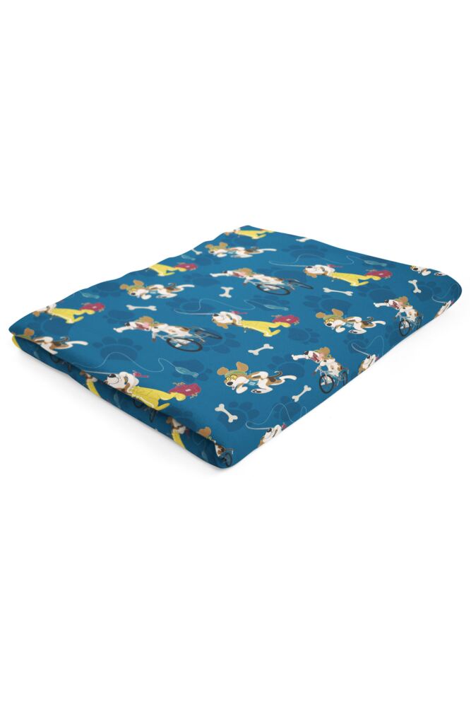 Sockshop Heat Holders1.7 Tog Oversized Dog Pattern Blanket
