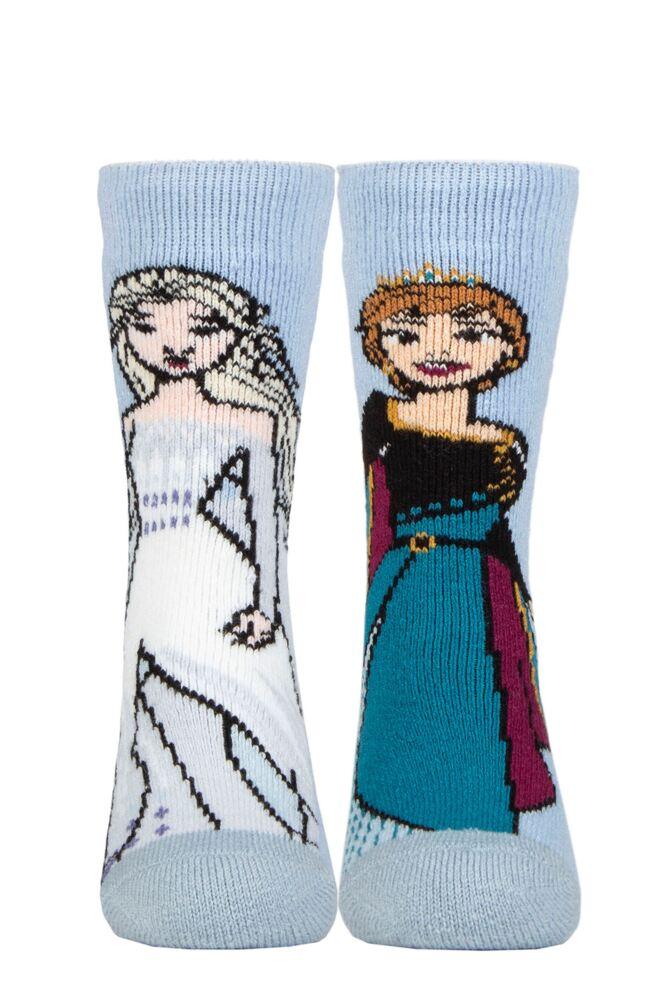 Sockshop Heat HoldersKids 1.6 Tog Disney Frozen Anna & Elsa Lite Thermal Socks