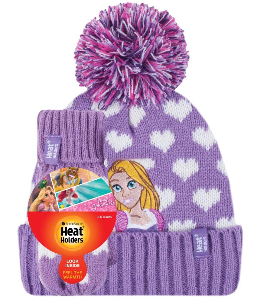 sockshop Heat HoldersKids Disney Rapunzel Hat & Mittens