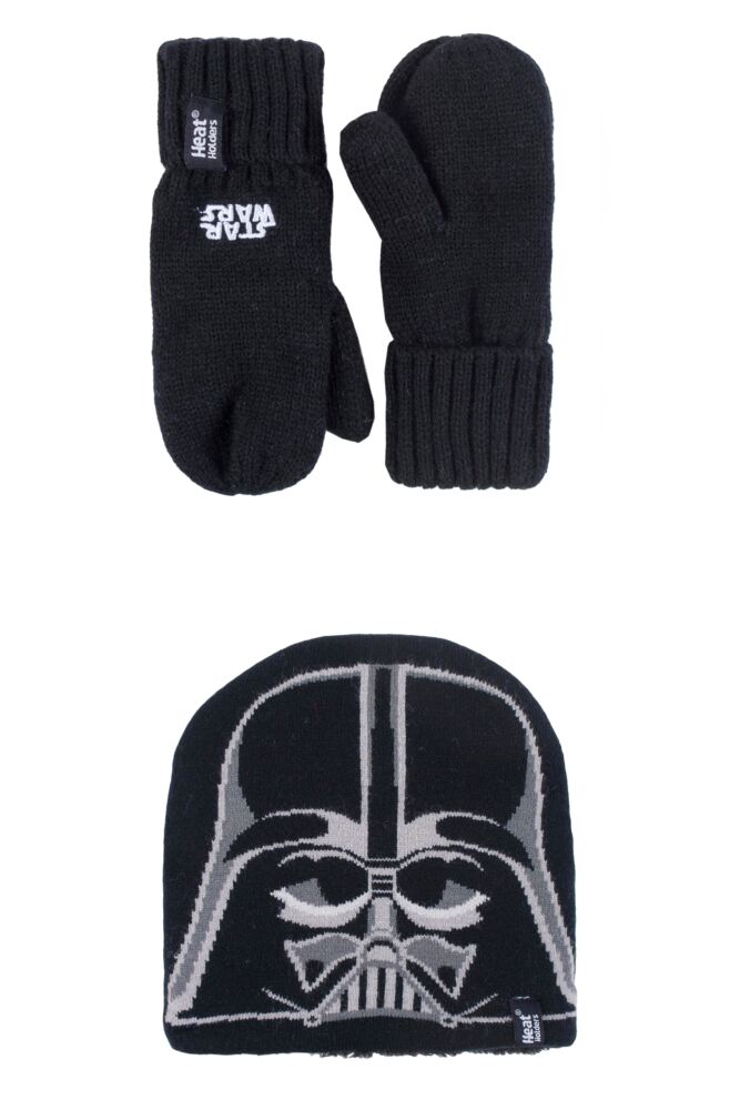 Sockshop Heat HoldersKids Disney Star Wars Darth Vader Hat & Mittens