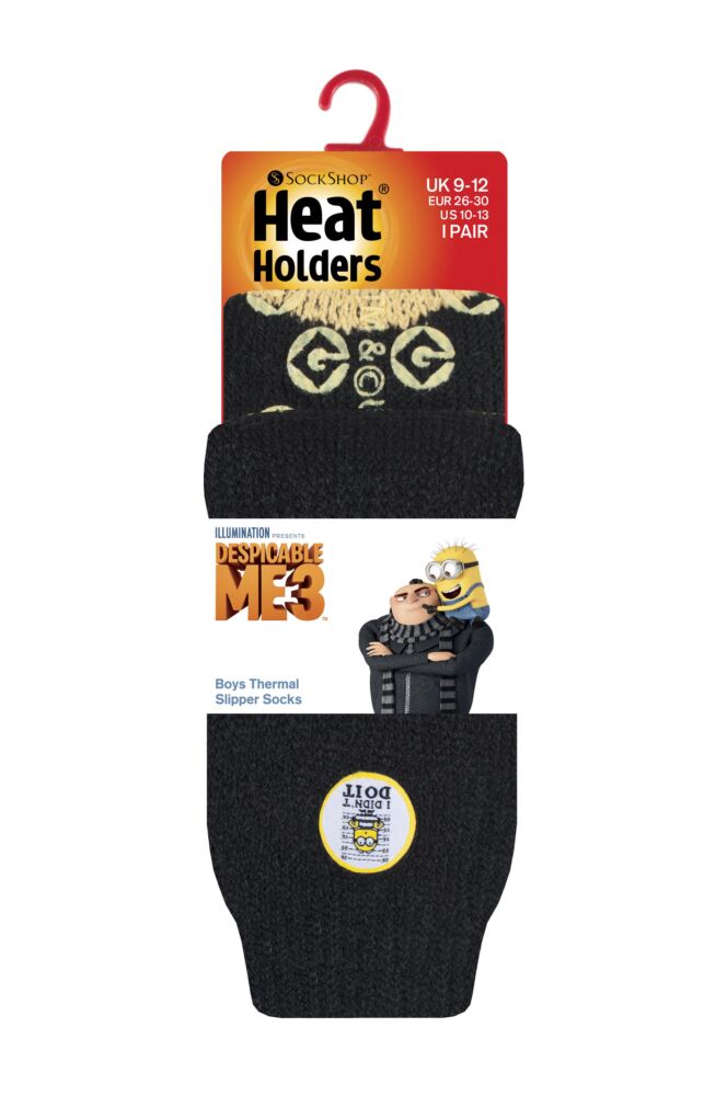 sockshop Heat HoldersKids Jailbird Minions Slipper Socks