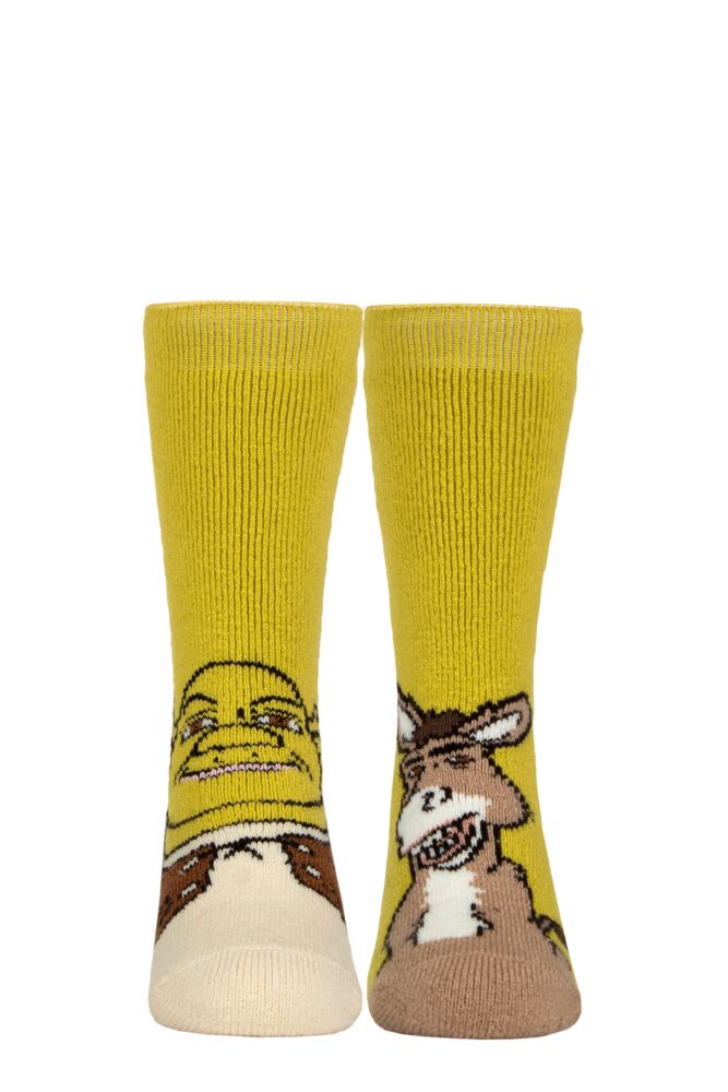 Sockshop Heat HoldersKids Shrek 1.6 TOG Lite Thermal Socks