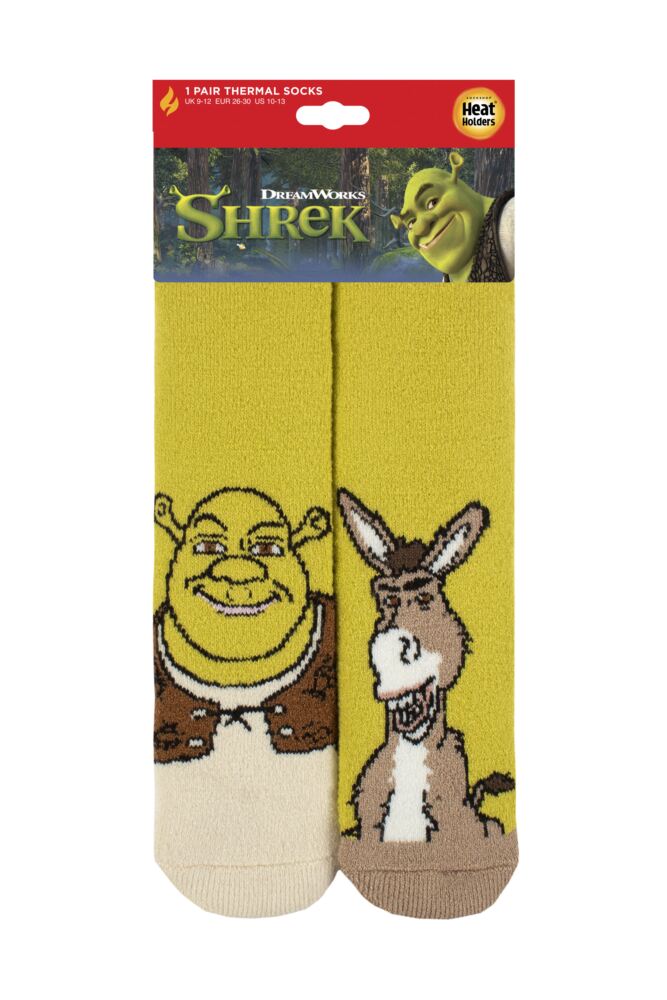 sockshop Heat HoldersKids Shrek 1.6 TOG Lite Thermal Socks sockshop Heat HoldersKids Shrek 1.6 TOG Lite Thermal Socks