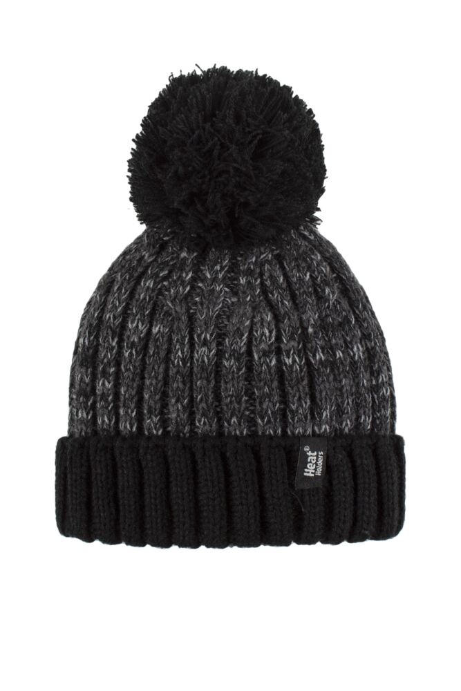 Sockshop Heat HoldersKids Turn Over Pom Pom Hat & Mittens
