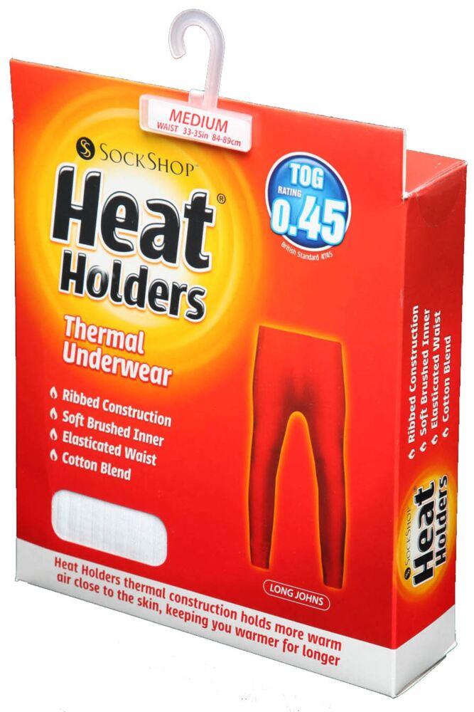 sockshop Heat HoldersMens 0.45 Tog Thermal Long Johns