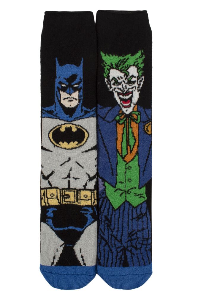 Sockshop Heat HoldersMens 1.6 Tog DC Comics Batman & The Joker Lite Thermal Socks