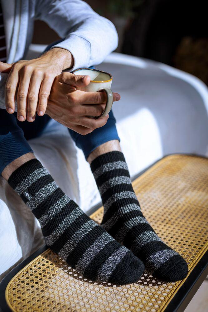 Sockshop Heat HoldersMens 2.3 Tog Patterned & Plain Thermal Socks