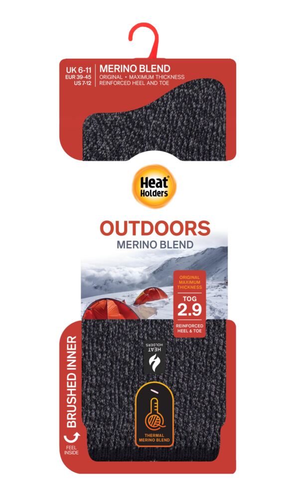 sockshop Heat HoldersMens 2.9 Tog Merino Wool Socks