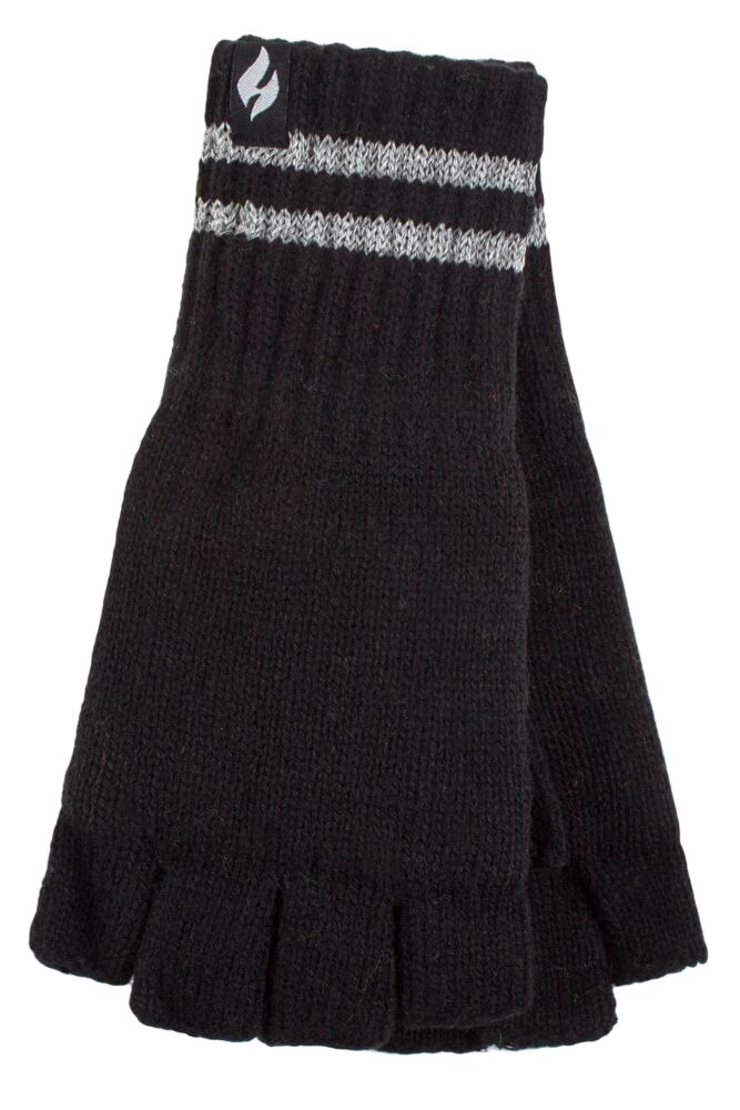Sockshop Heat HoldersMens 3.2 Tog Fingerless Gloves