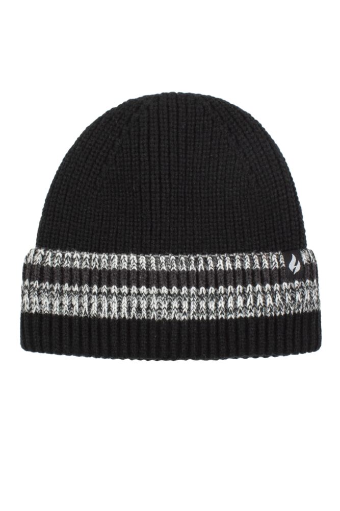 Sockshop Heat HoldersMens Arran Turnover Stripe Hat