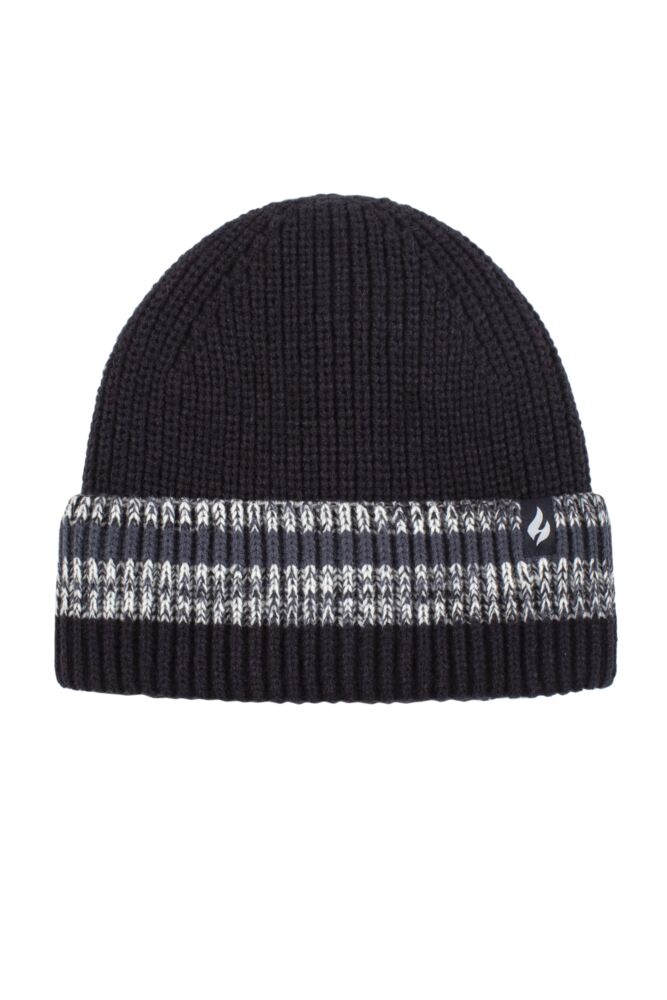 Sockshop Heat HoldersMens Arran Turnover Stripe Hat