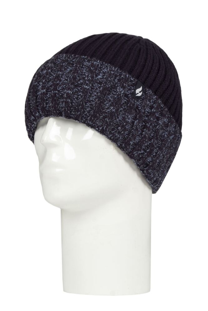 Sockshop Heat HoldersMens Halmstad Chunky Twist Turnover Hat