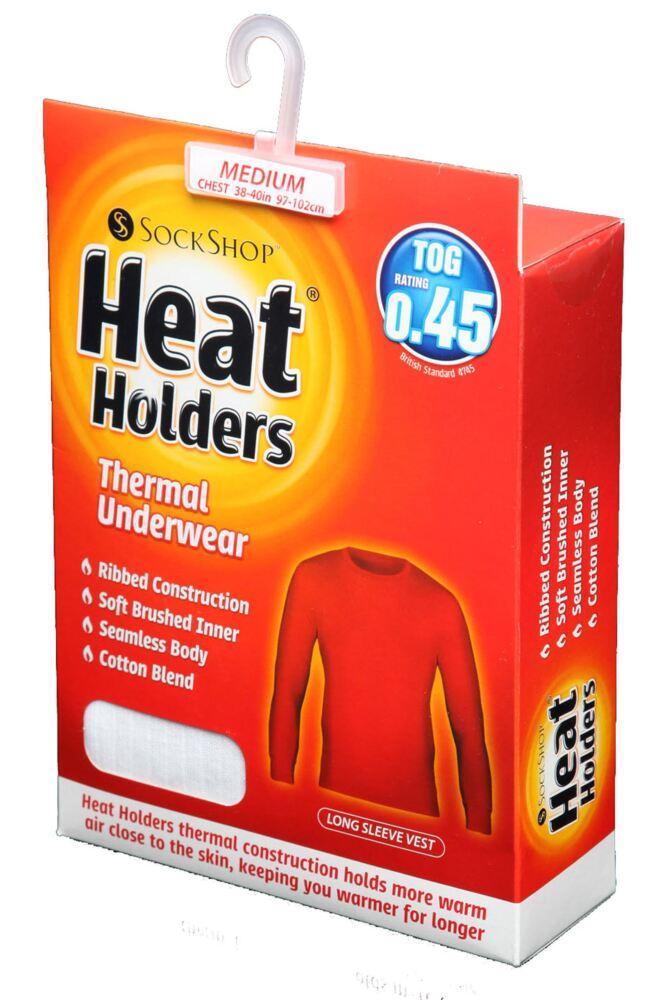 sockshop Heat HoldersMens Long Sleeved Thermal Vest