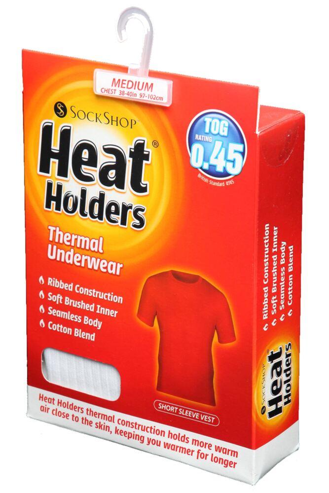 sockshop Heat HoldersMens Short Sleeved Thermal Vest