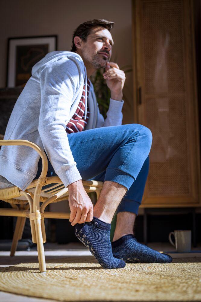 Sockshop Heat HoldersMens Thermal Ankle Slipper Socks