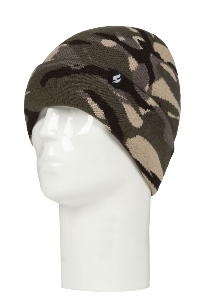Sockshop Heat HoldersMens Turn Over Cuff Thermal Hat