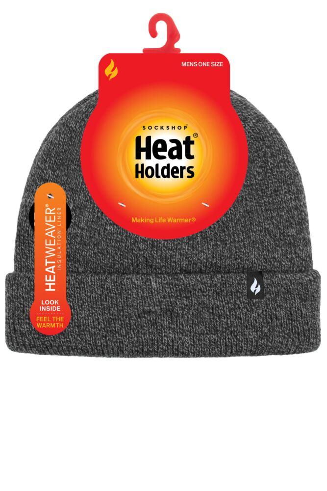 sockshop Heat HoldersMens Turn Over Cuff Thermal Hat