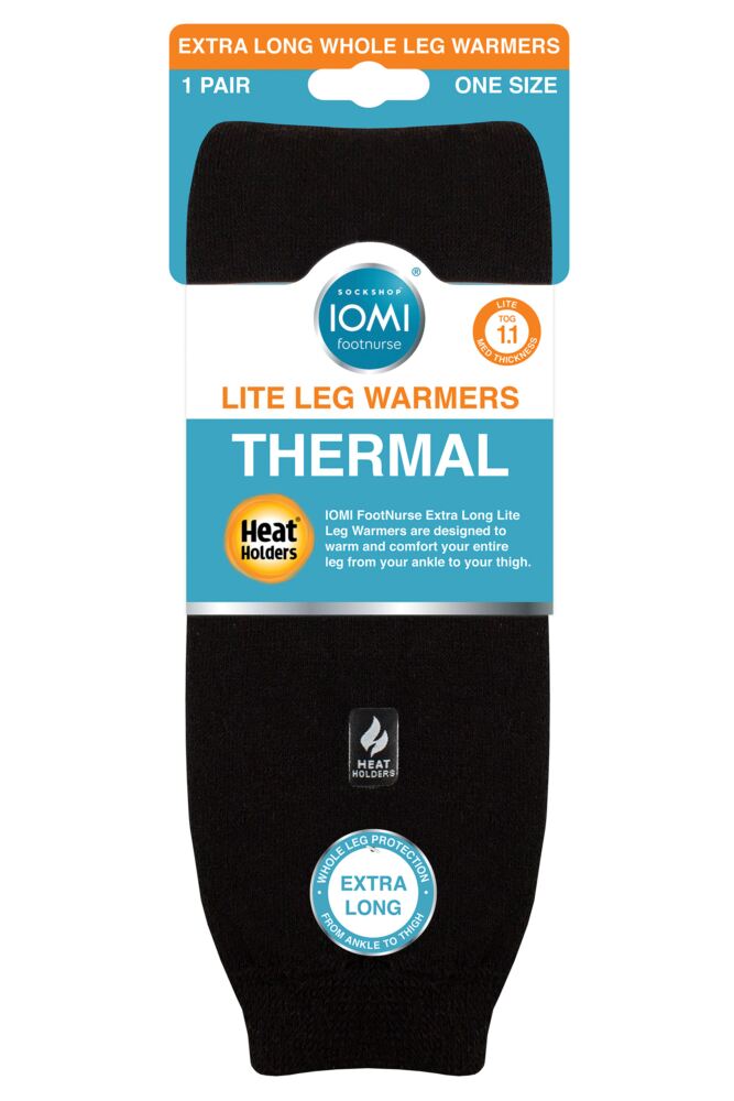 sockshop Heat HoldersMens & Womens 1.1 Tog FootNurse Knee & Leg Lite Warmers