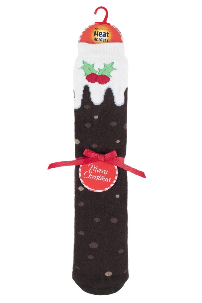 sockshop Heat HoldersMens & Womens 3.1 Tog Double Layered Christmas Slipper Socks
