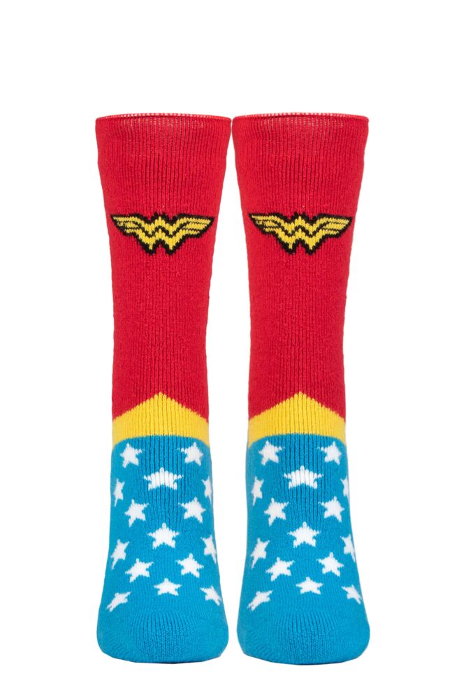 Sockshop Heat HoldersWomens 1.6 Tog DC Wonder Woman Lite Thermal Socks