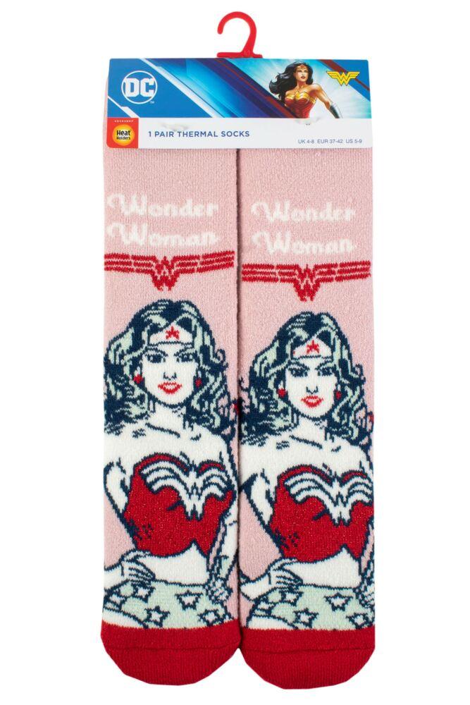 sockshop Heat HoldersWomens 1.6 Tog DC Wonder Woman Lite Thermal Socks