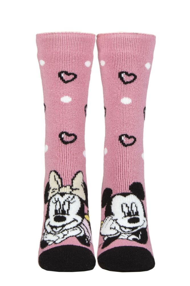 Sockshop Heat HoldersWomens 1.6 Tog Disney Minnie Mouse Lite Thermal Socks