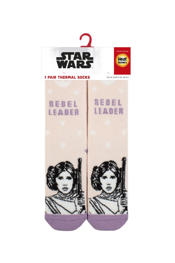 sockshop Heat HoldersWomens 1.6 Tog Disney Star Wars Princess Leia Lite Thermal Socks