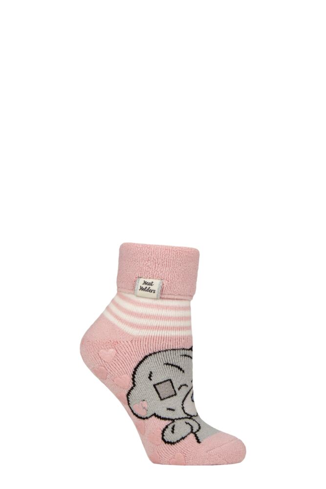Sockshop Heat HoldersWomens 1.6 TOG Lite Me To You Tatty Teddy Thermal Lounge Slipper Socks