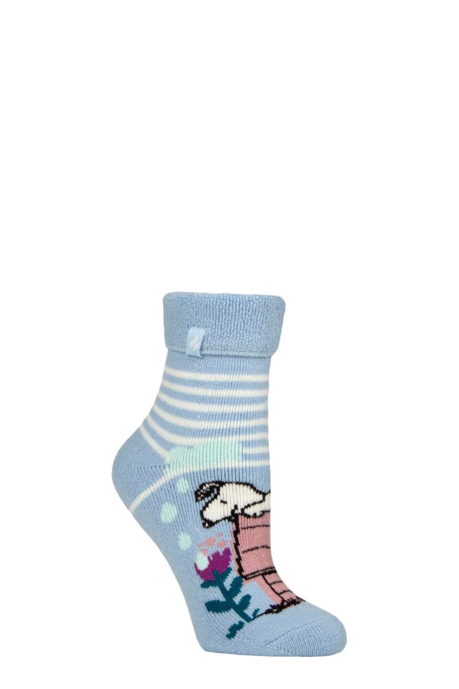 Sockshop Heat HoldersWomens 1.6 TOG Lite Peanuts Snoopy Thermal Lounge Socks