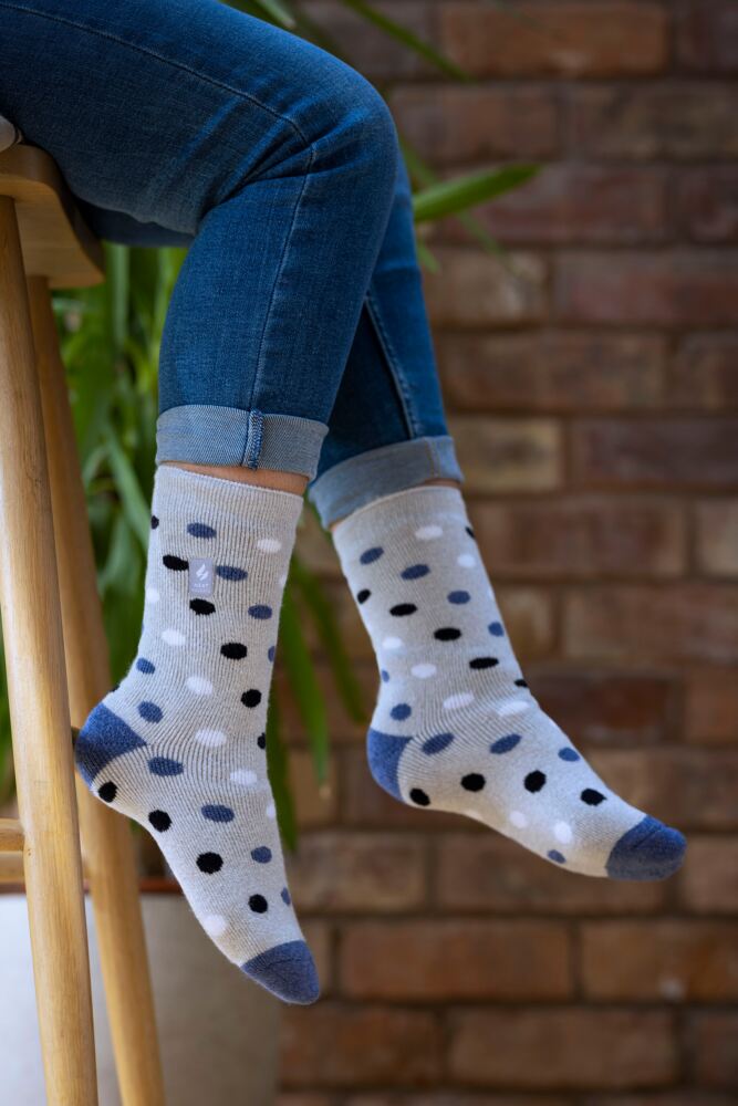 Sockshop Heat HoldersWomens 1.6 Tog Patterned & Striped Lite Thermal Socks