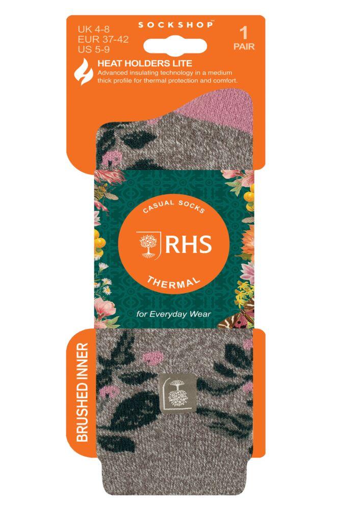 Sockshop Heat HoldersWomens 1.6 Tog The Royal Horticultural Society Lite Thermal Socks
