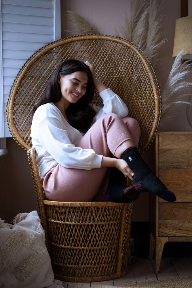 Sockshop Heat HoldersWomens 2.3 Tog Patterned Thermal Socks