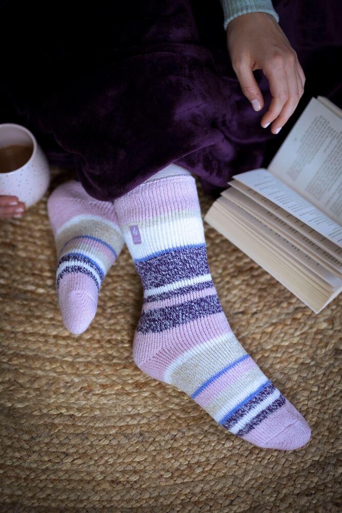 Sockshop Heat HoldersWomens 2.3 Tog Patterned Thermal Socks