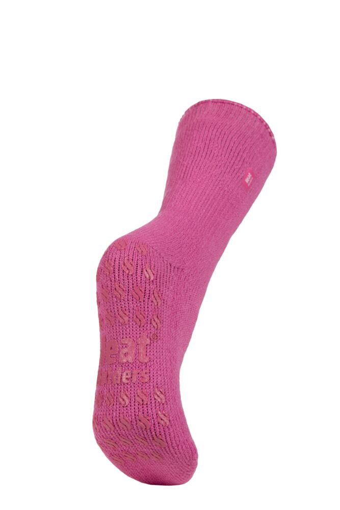 Sockshop Heat HoldersWomens 2.3 Tog Plain Thermal Slipper Socks