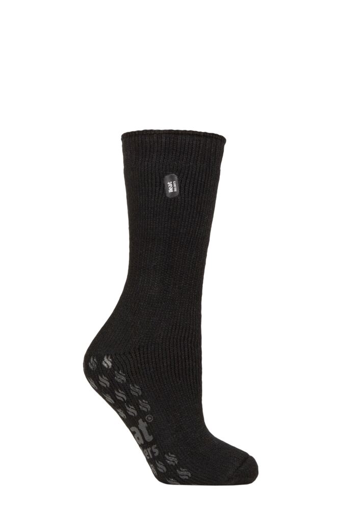 Sockshop Heat HoldersWomens 2.3 Tog Plain Thermal Slipper Socks