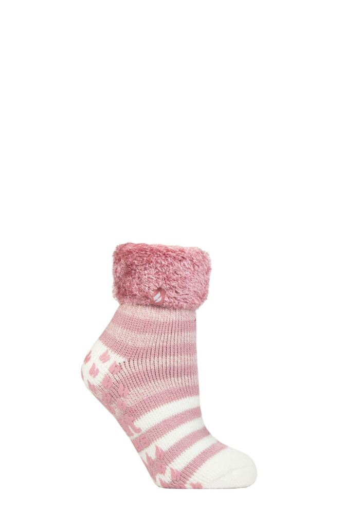 Sockshop Heat HoldersWomens Aberfeldy Stripe Lounge Socks