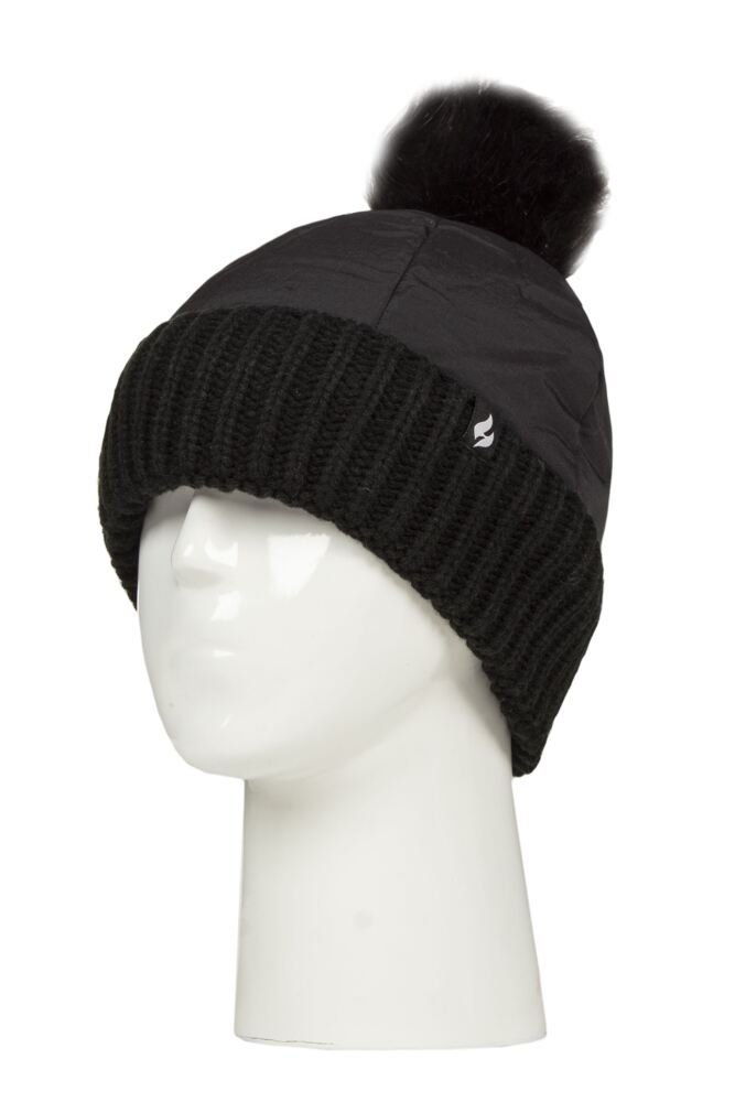 Sockshop Heat HoldersWomens Brooklyn Water Resistant Hat With Pom Pom