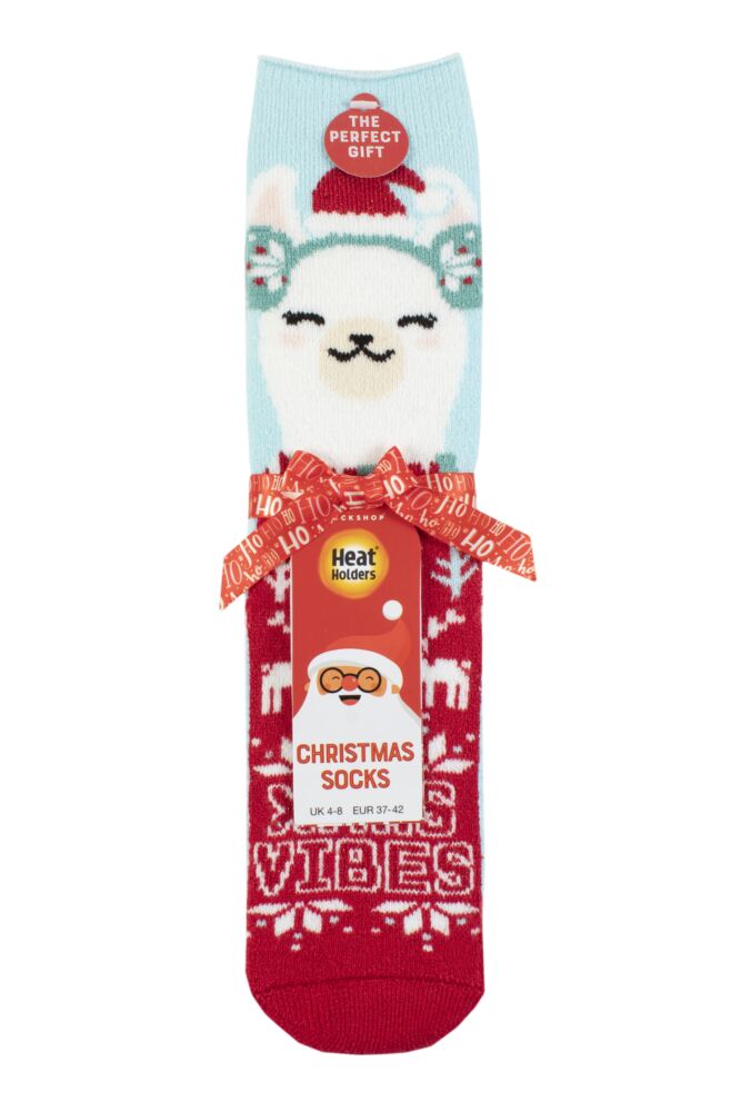 sockshop Heat HoldersWomens Christmas Lite Thermal Socks