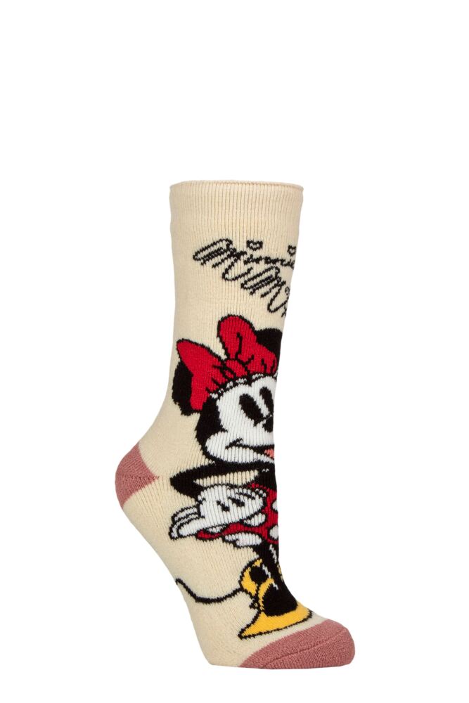 Sockshop Heat HoldersWomens Disney 1.6 TOG Lite Minnie Mouse Thermal Socks
