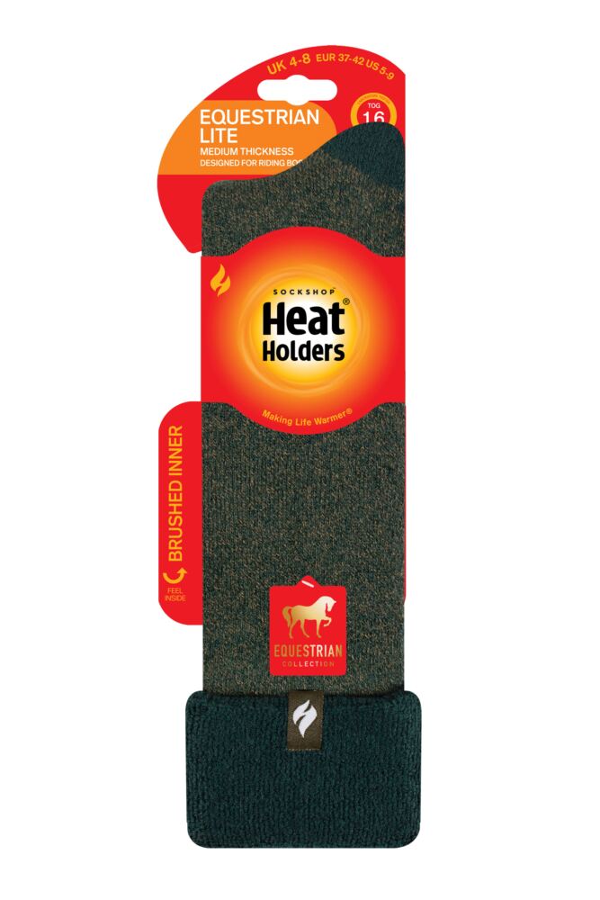 Sockshop Heat HoldersWomens Equestrian Collection 1.6 TOG Lite Thermal Wellington Boot Socks