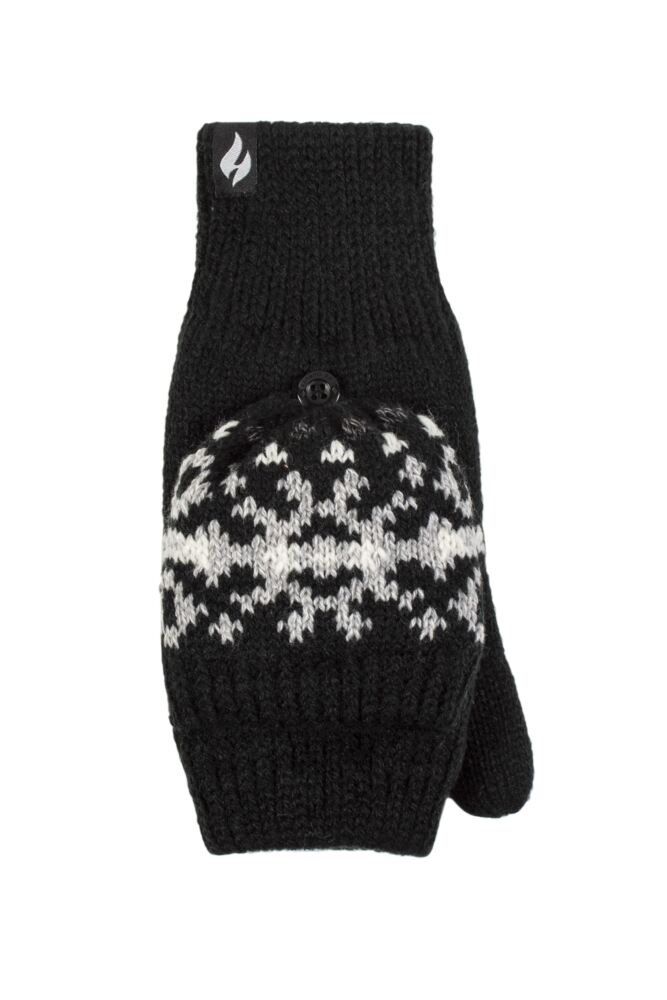 Sockshop Heat HoldersWomens Heather Patterned Converter Mittens