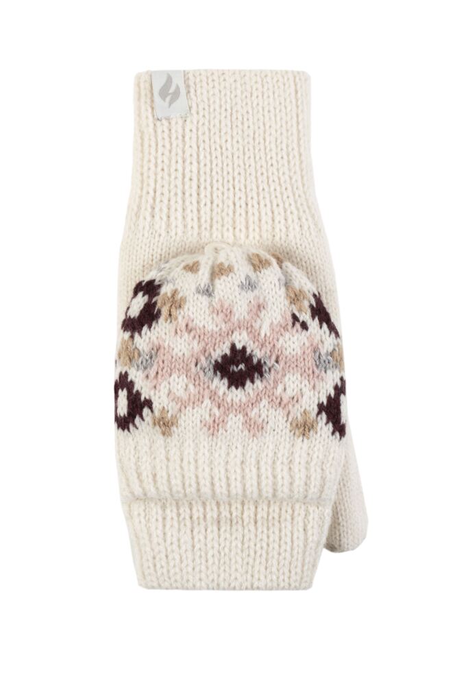 Sockshop Heat HoldersWomens Heather Patterned Converter Mittens