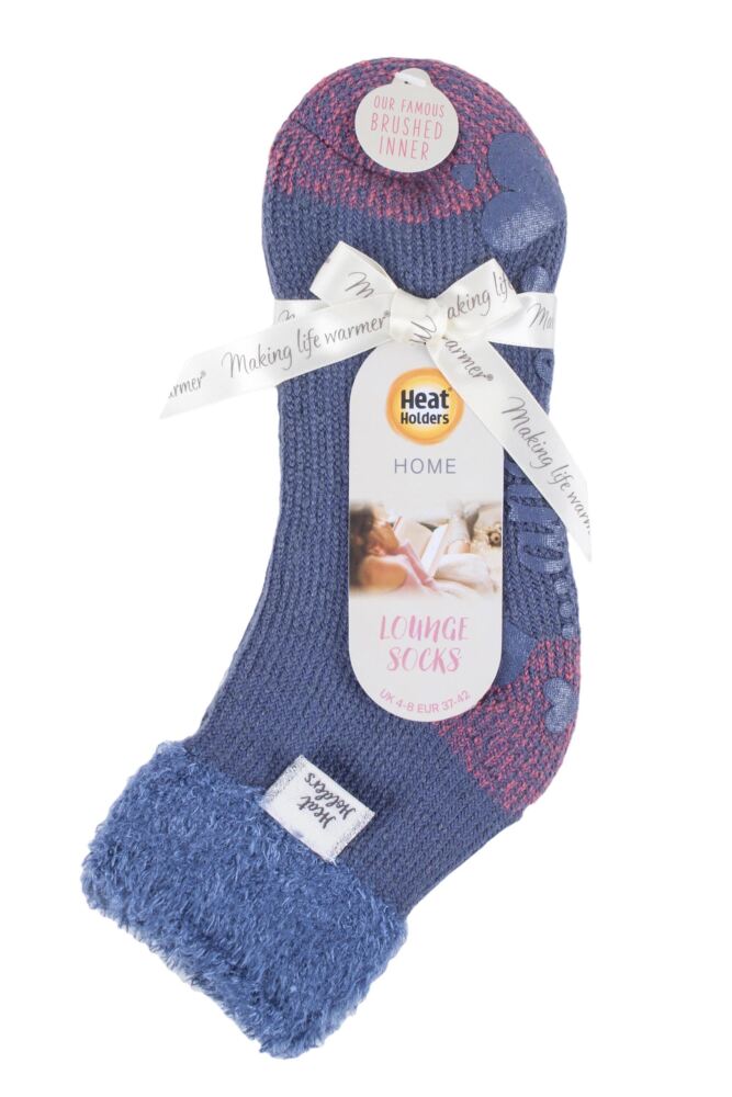 sockshop Heat HoldersWomens Lounge Feather Top Socks