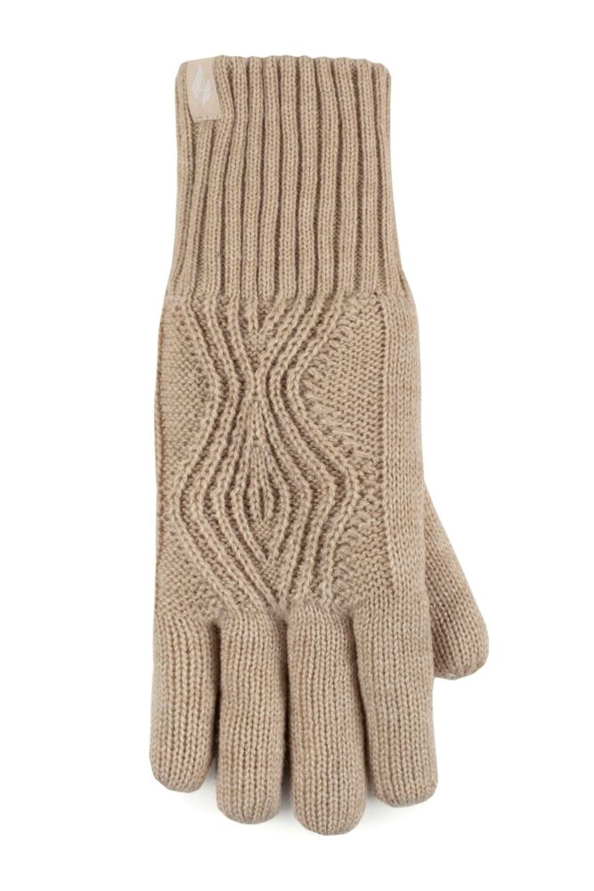 Sockshop Heat HoldersWomens Tampere Centre Cable Gloves