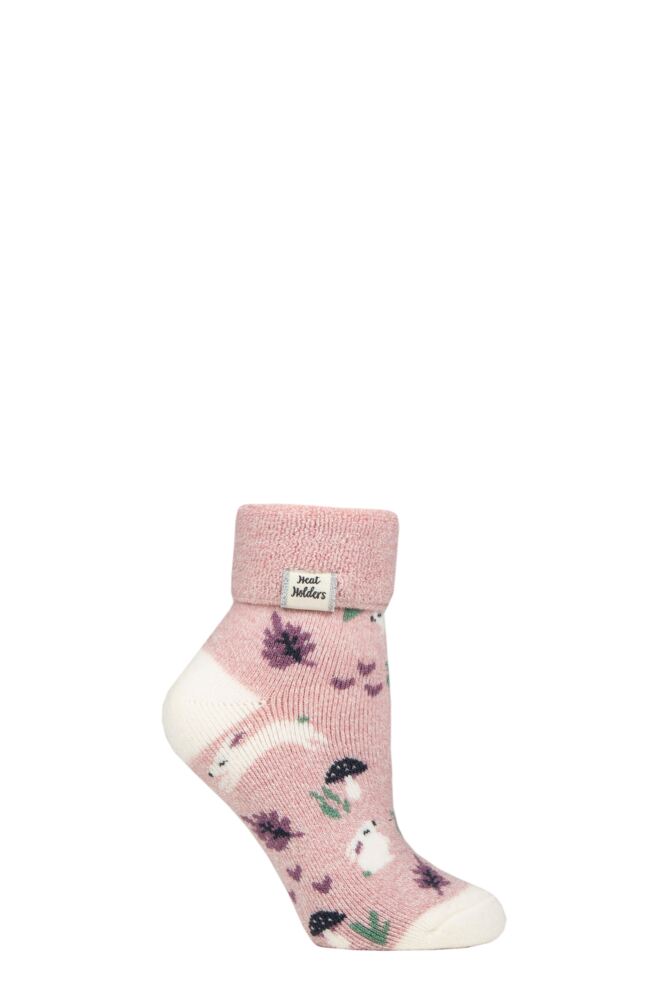 Sockshop Heat HoldersWomens Turn Over Cuff Sleep Lite Socks